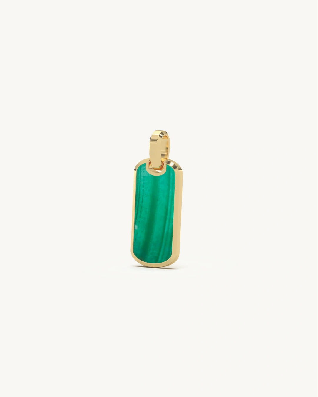 Malachite Tag Pendant