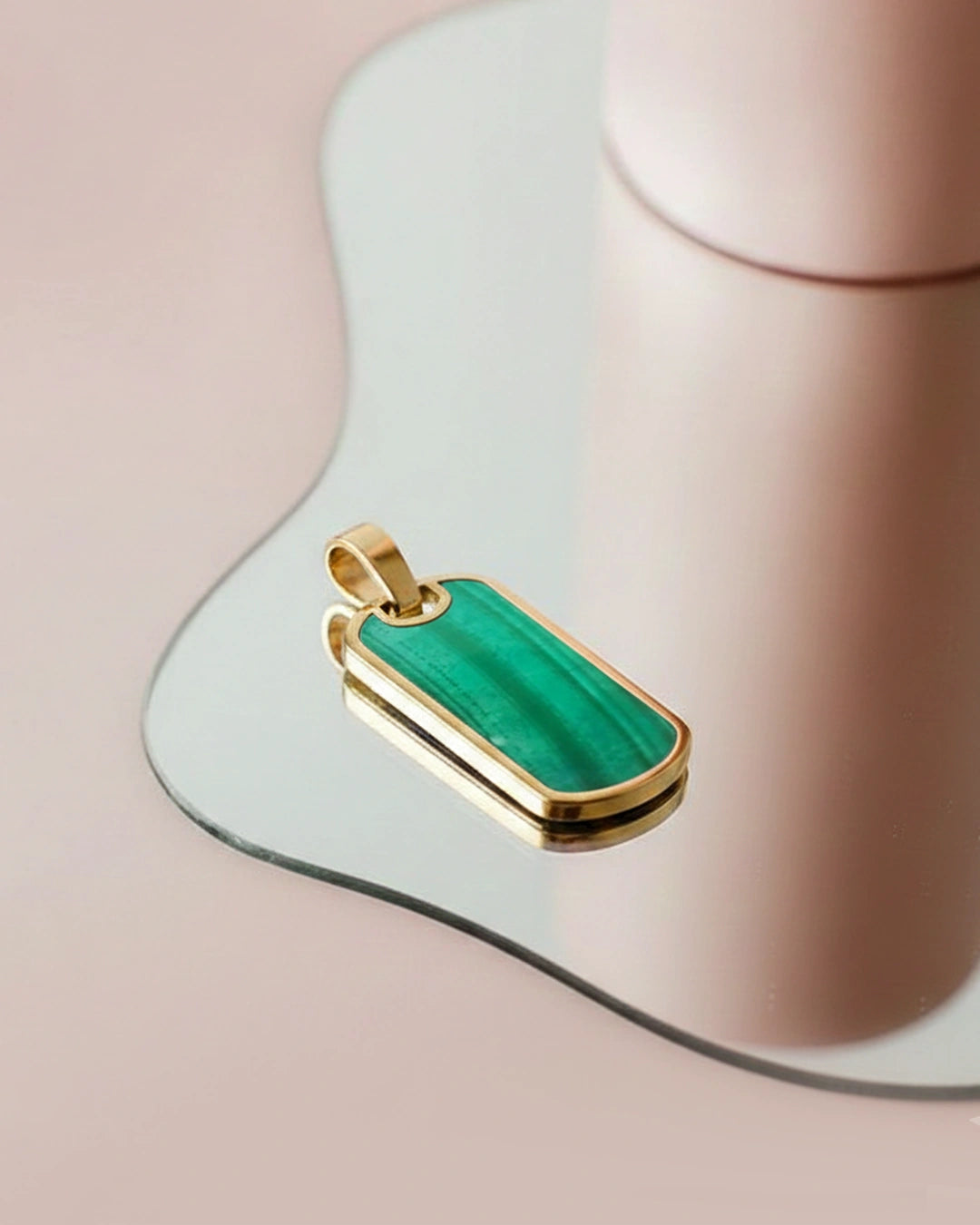 Malachite Tag Pendant
