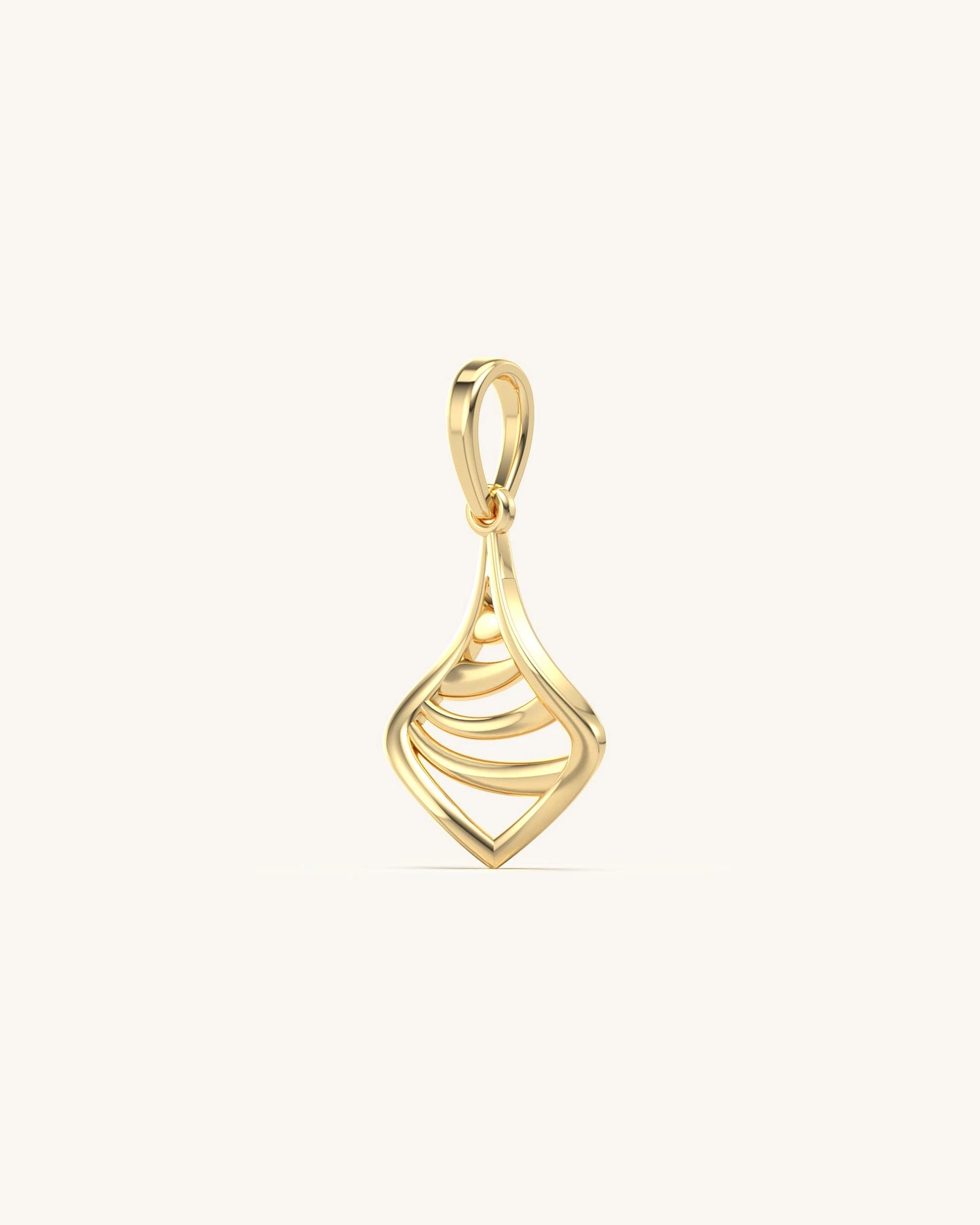 Golden Geometry Pendant