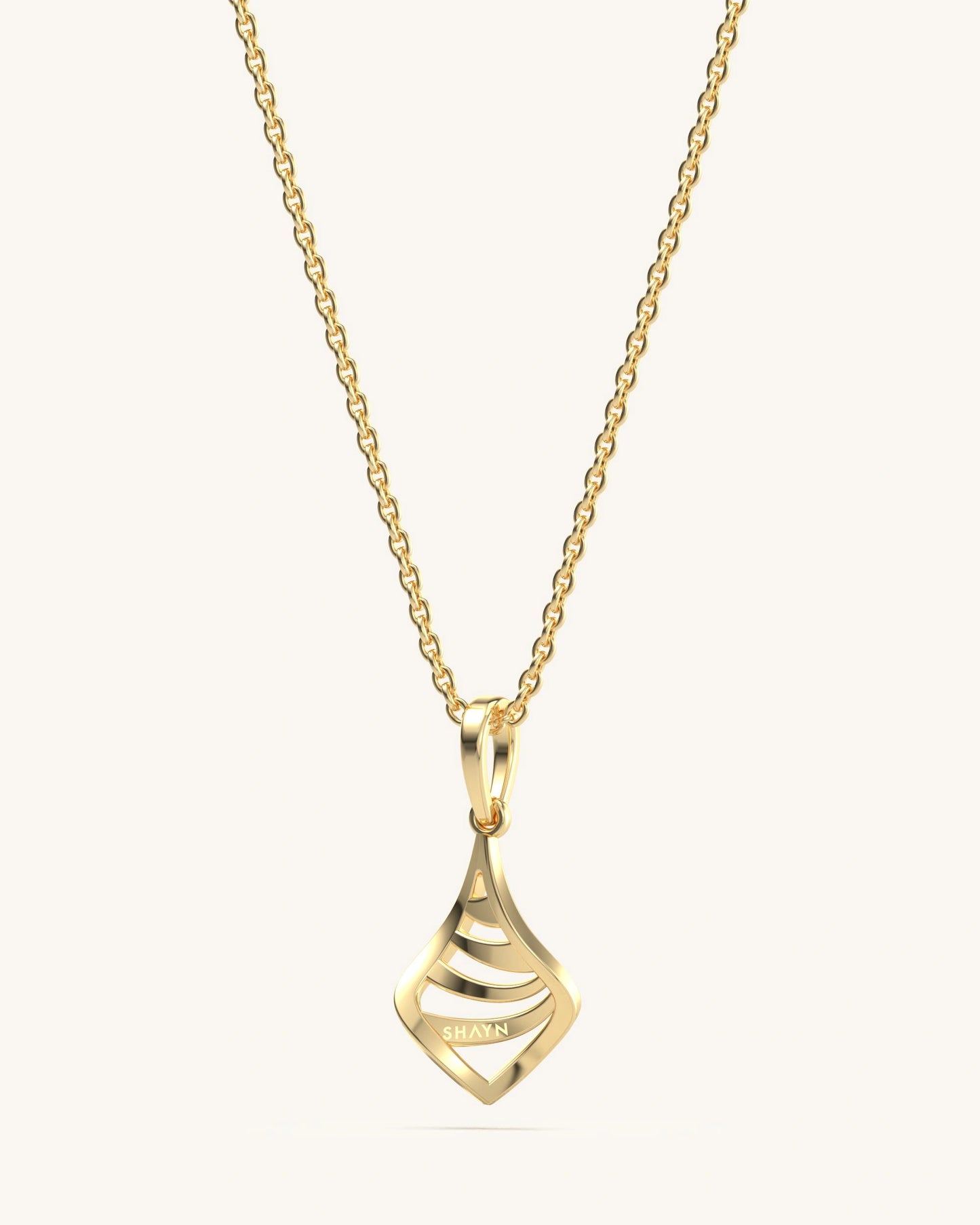 Golden Geometry Pendant