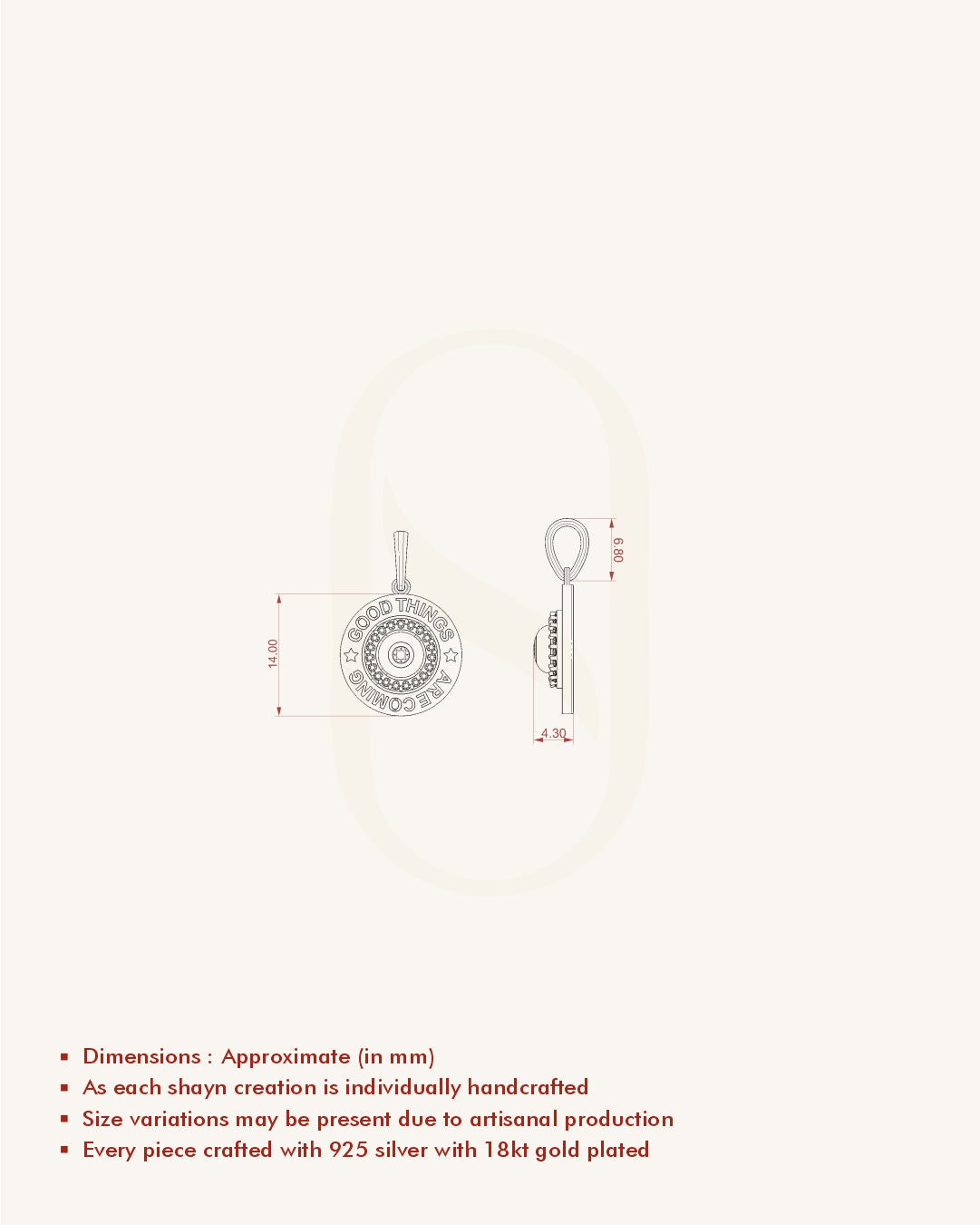 Good Things Pendant
