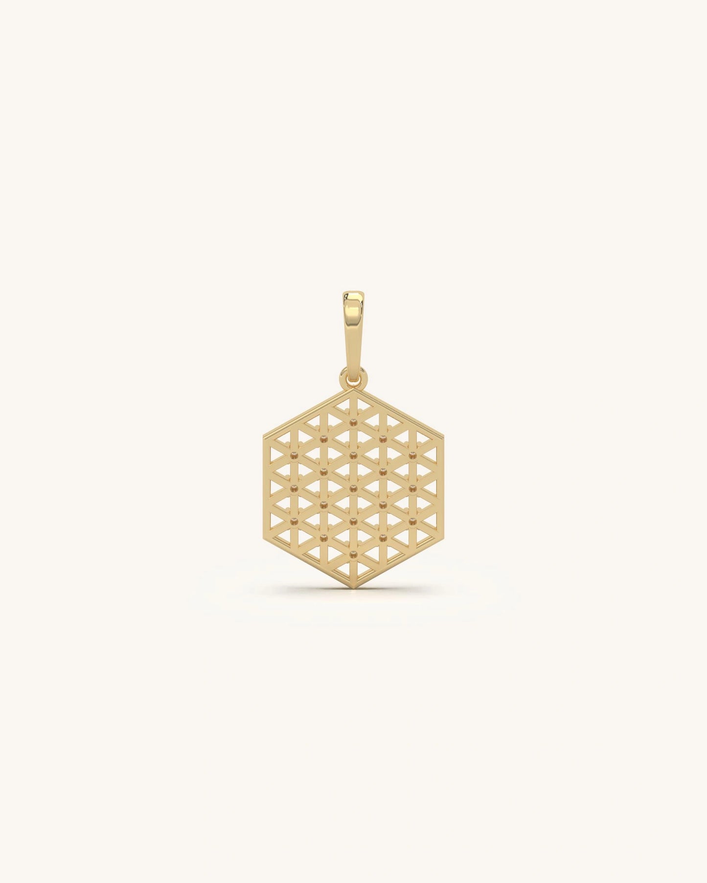 Hexa Pattern Pendant