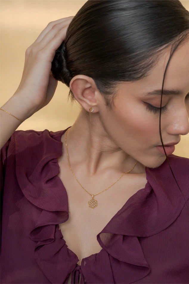 Hexa Pattern Pendant