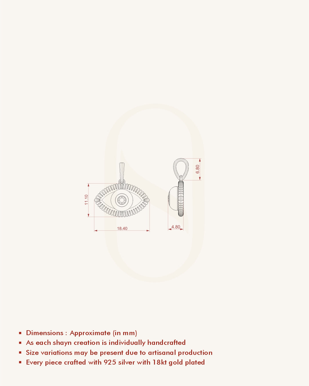 Evil Eye Radiant Pendant