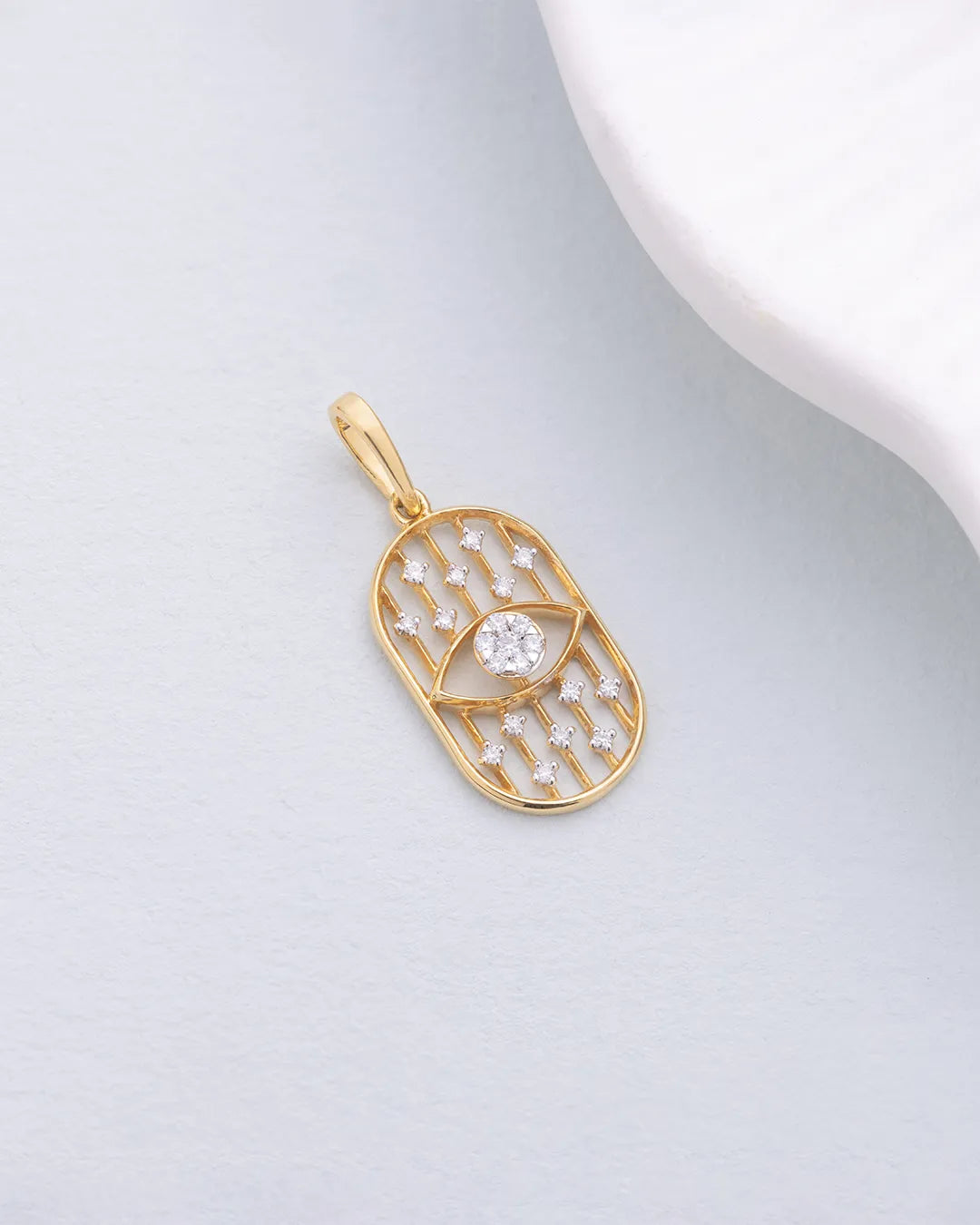 Evil Eye Grid Pendant