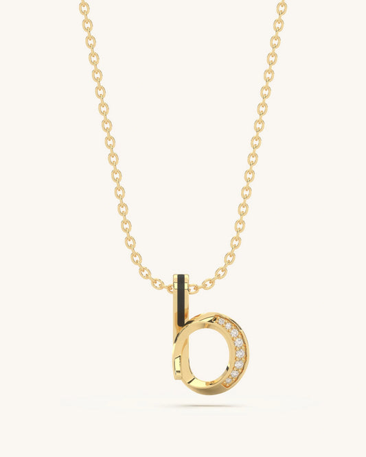 B Loop Necklace