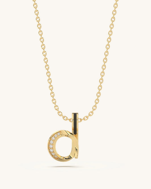 D Swirl Necklace