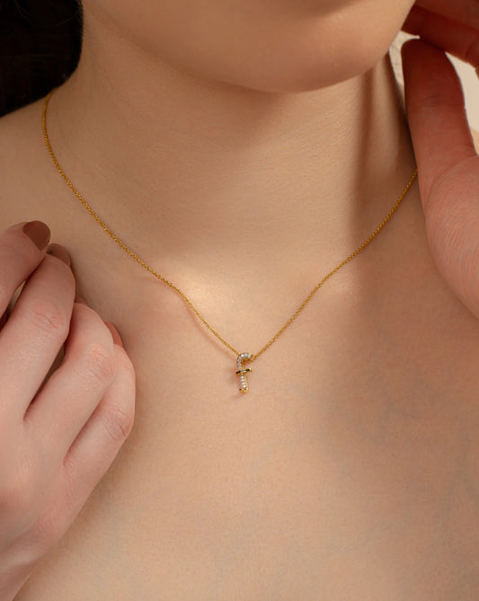 F Bar Necklace