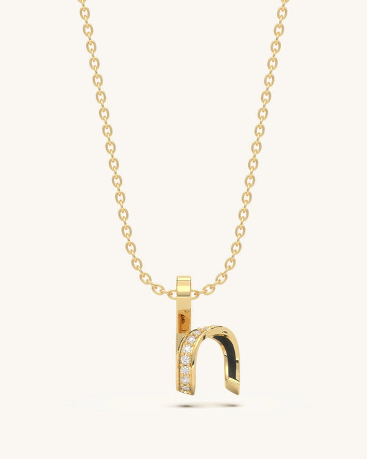 H Bend Necklace
