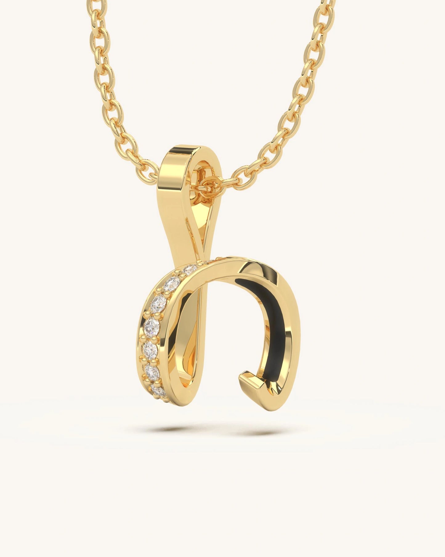 H Bend Necklace