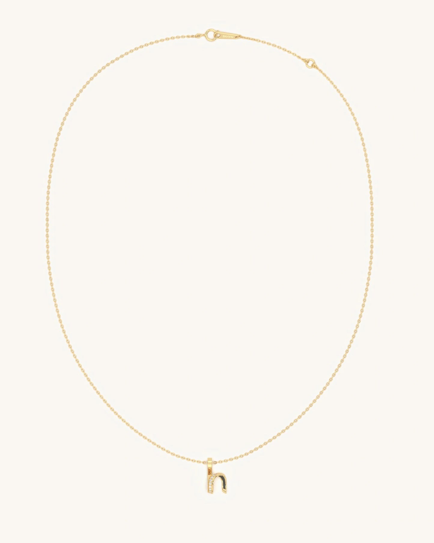 H Bend Necklace