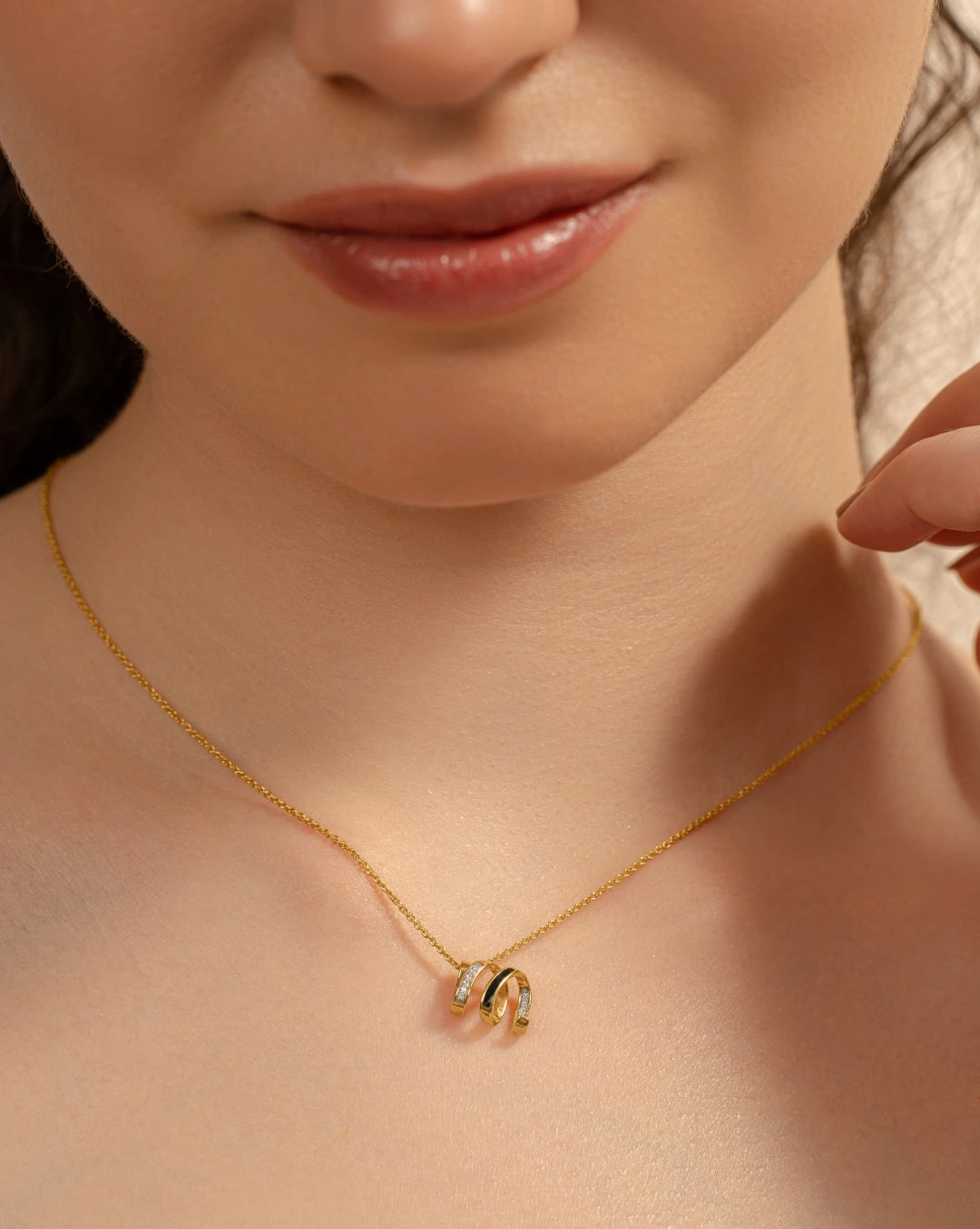 M Arch Necklace