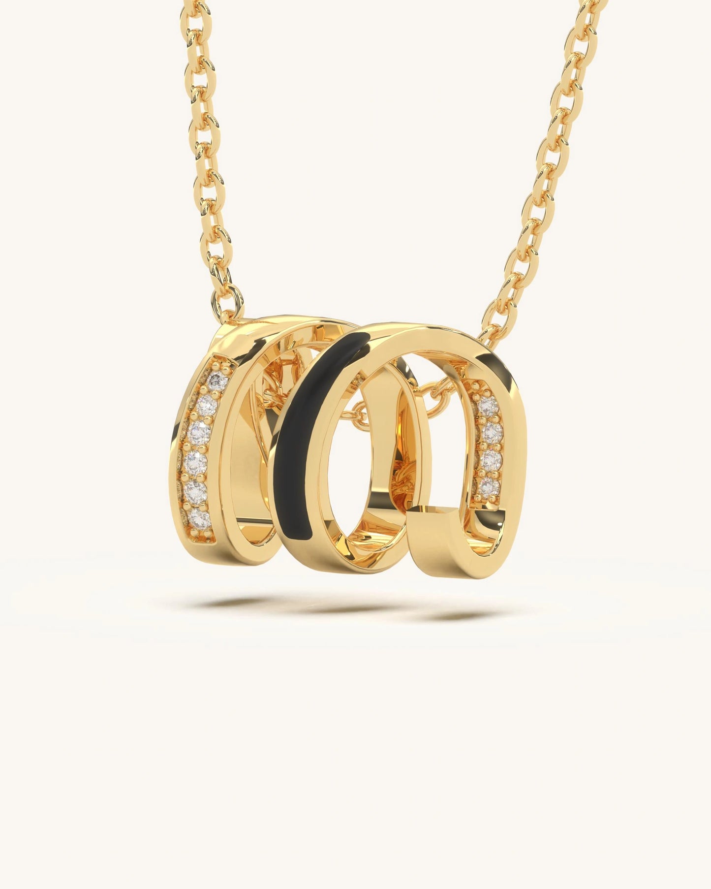 M Arch Necklace