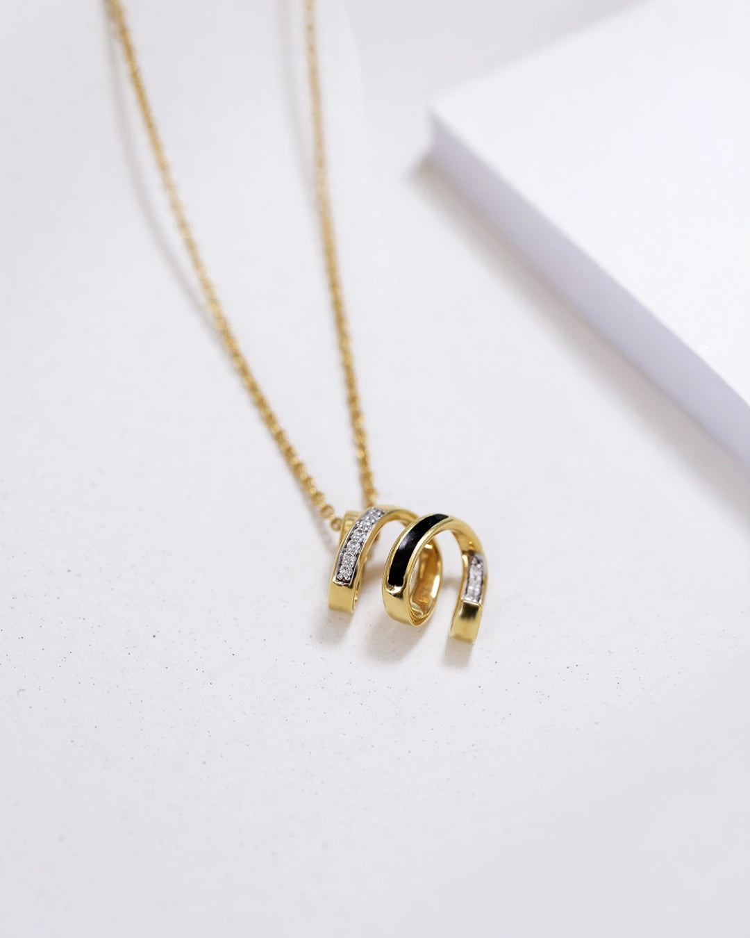 M Arch Necklace
