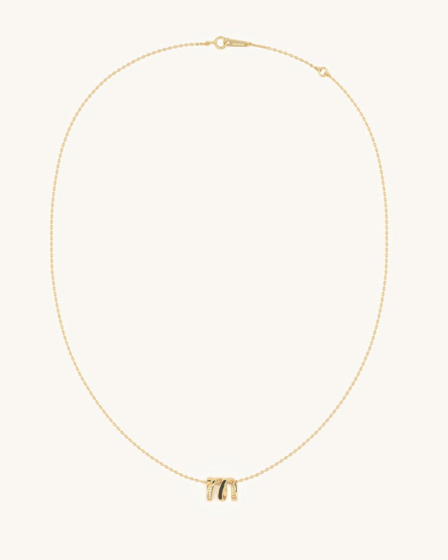 M Arch Necklace