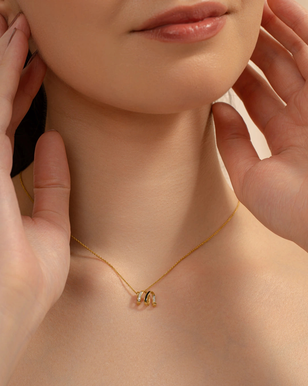 M Arch Necklace
