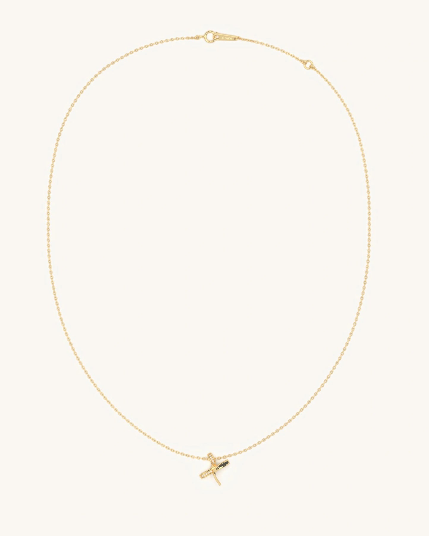 X Cross Necklace
