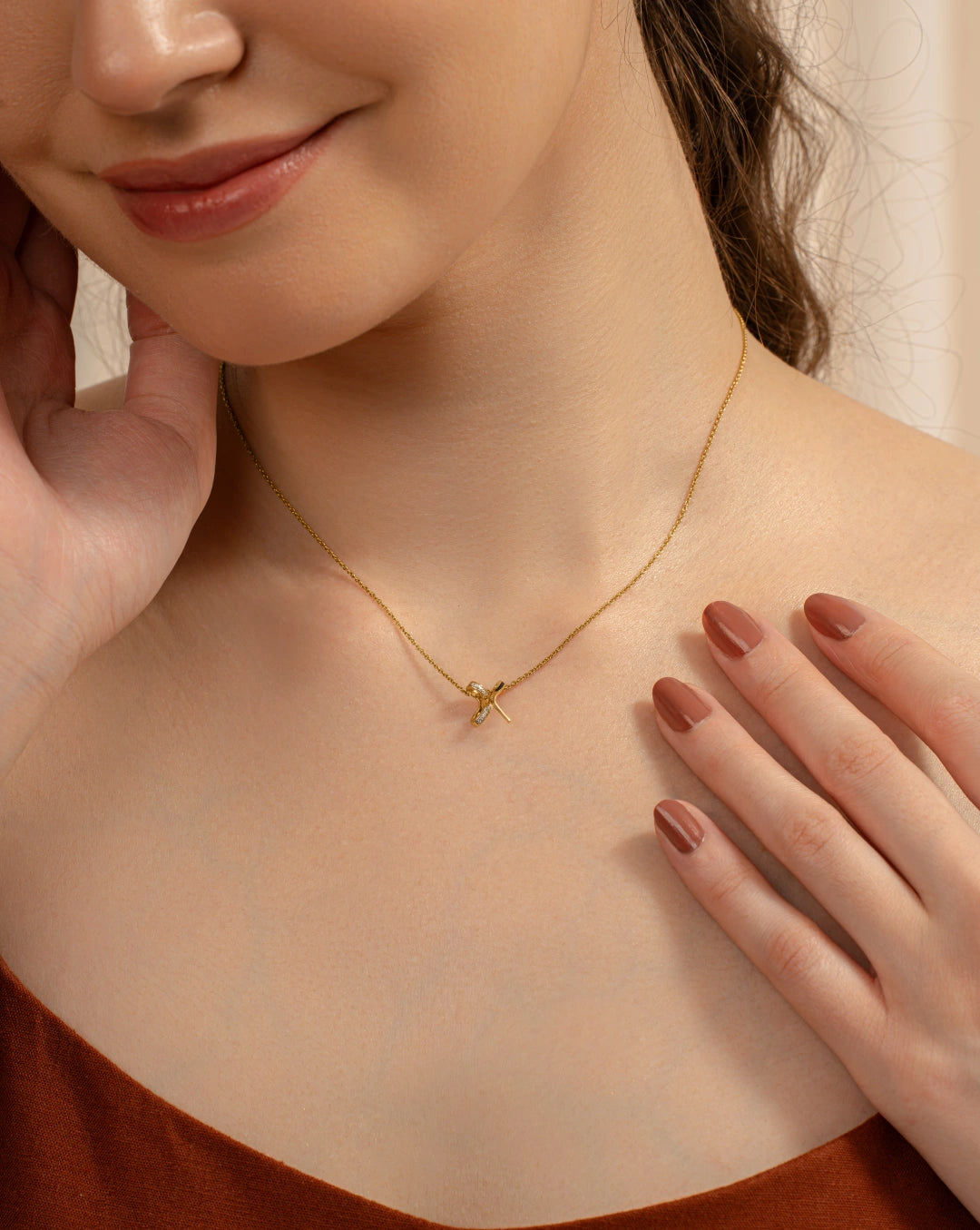 X Cross Necklace