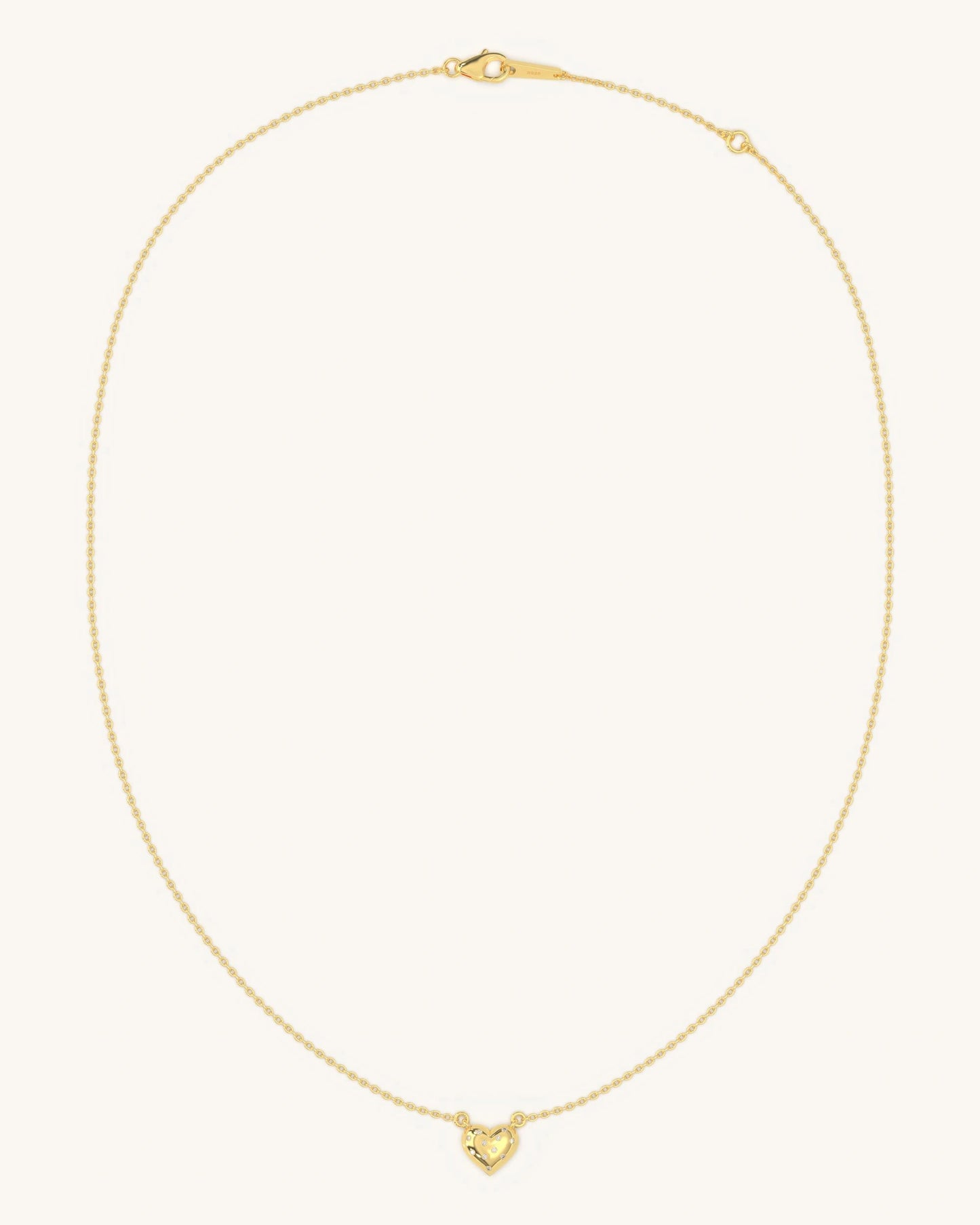 Dot Heart Necklace