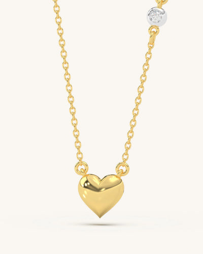 Side Diamond Necklace