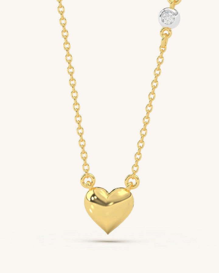 Side Diamond Necklace