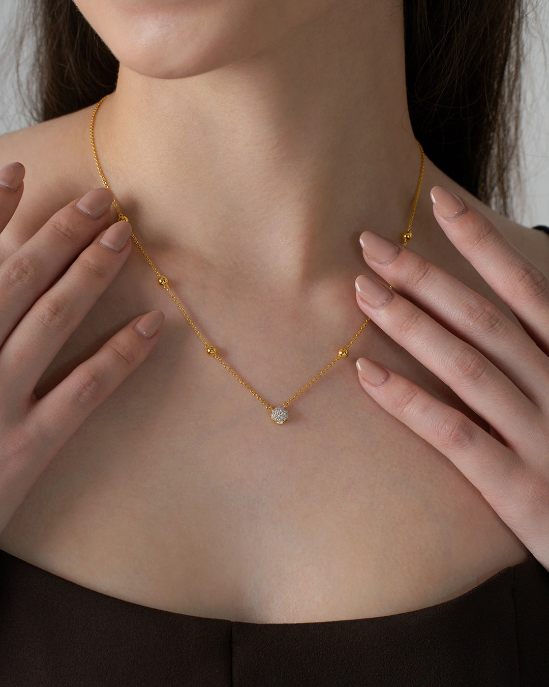 Minimal Bead Necklace