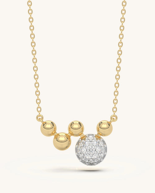 Unique simple diamond necklace designs 925 sterling silver 18KT gold vermeil moissanite pendant