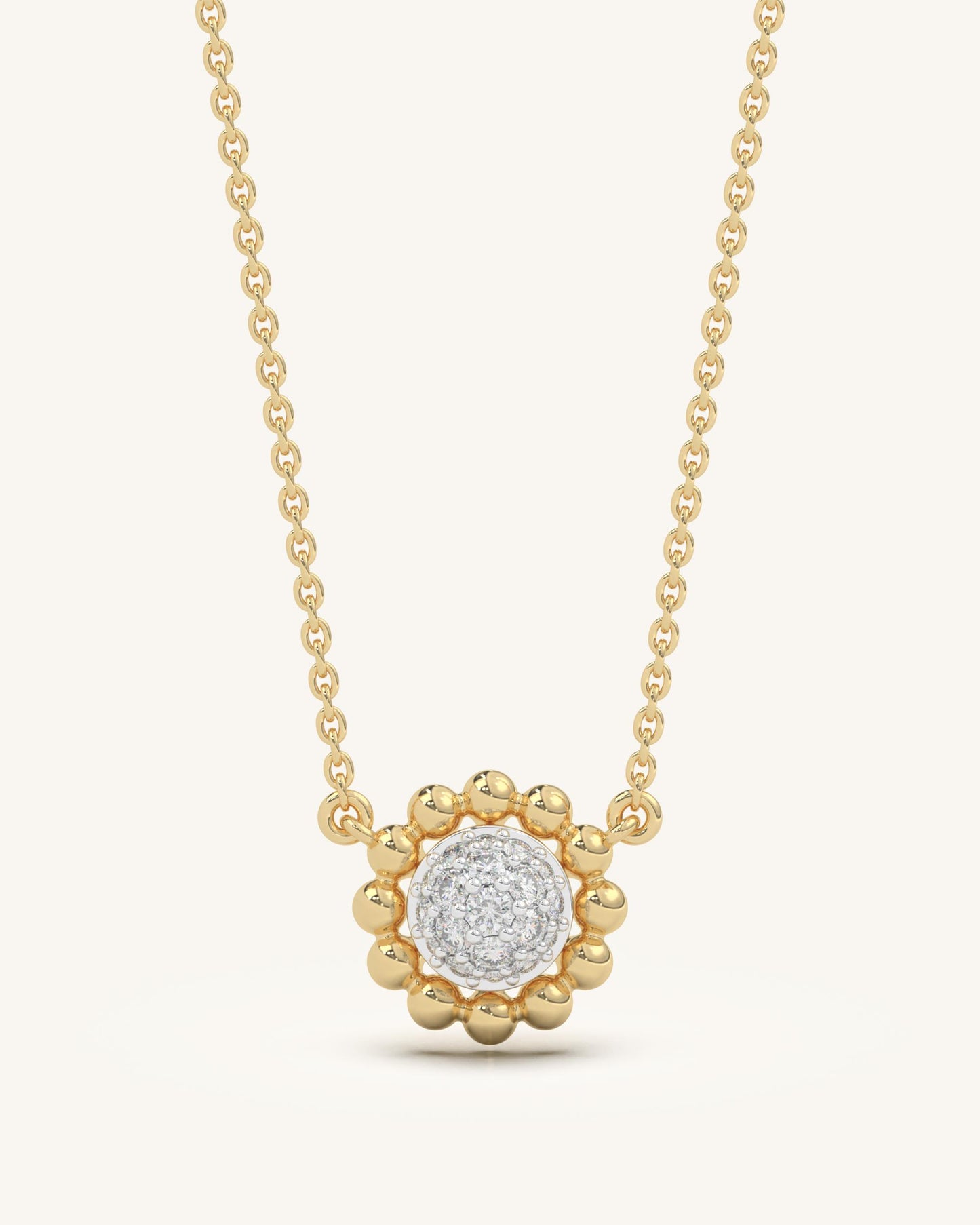 Beaded Circle Necklace