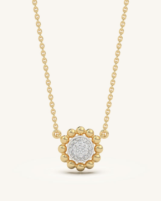Beaded Circle Necklace