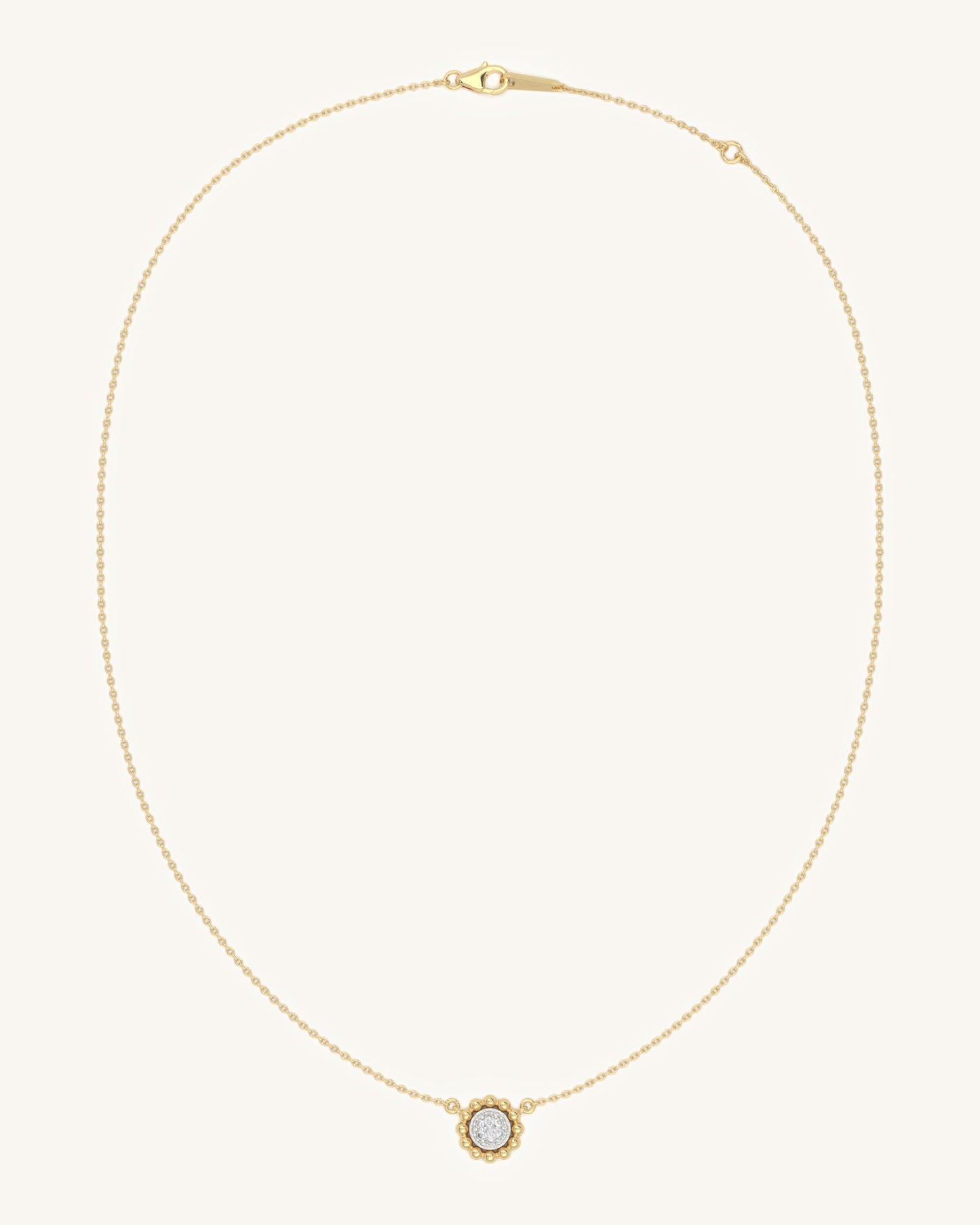 Beaded Circle Necklace