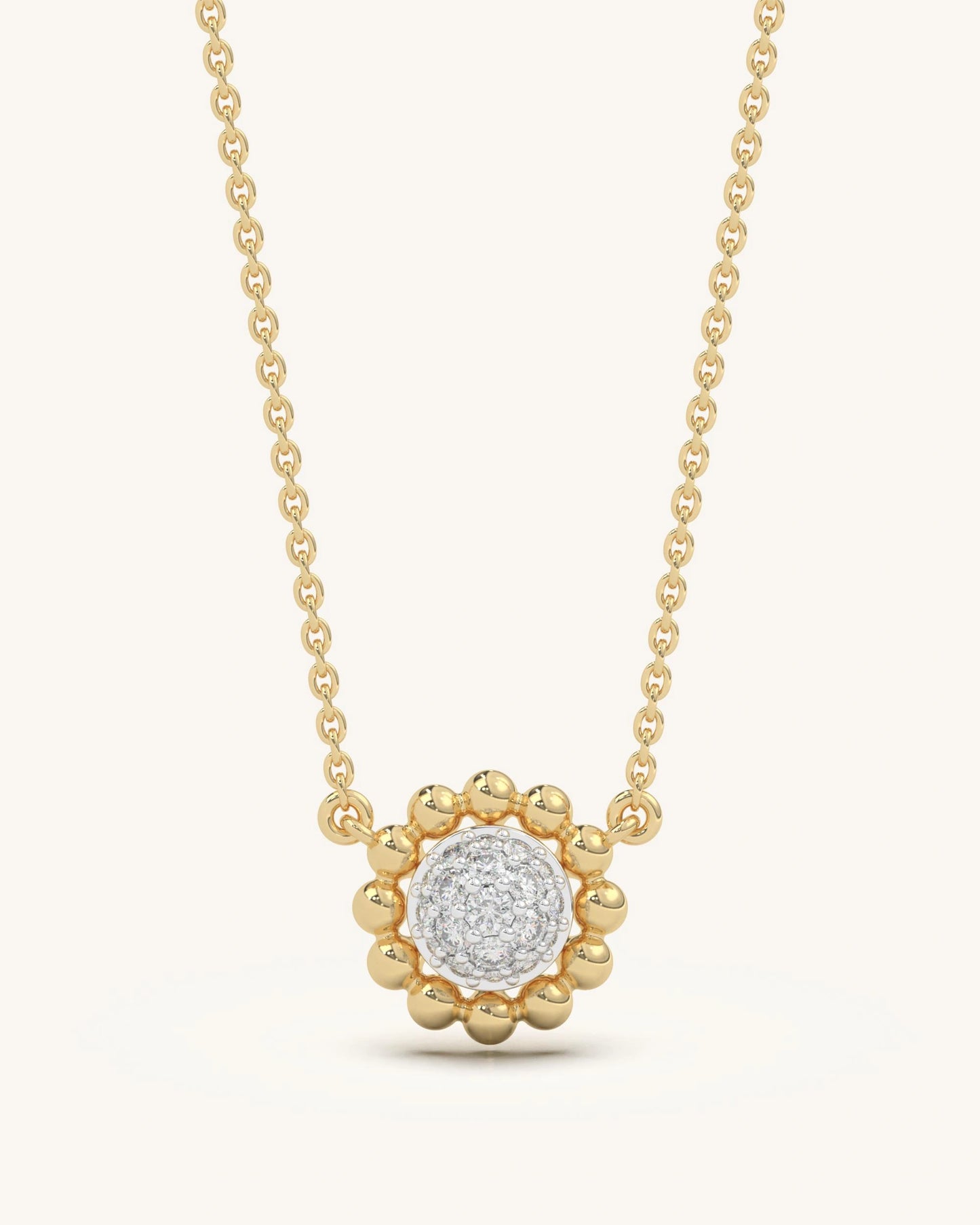 Beaded Circle Necklace