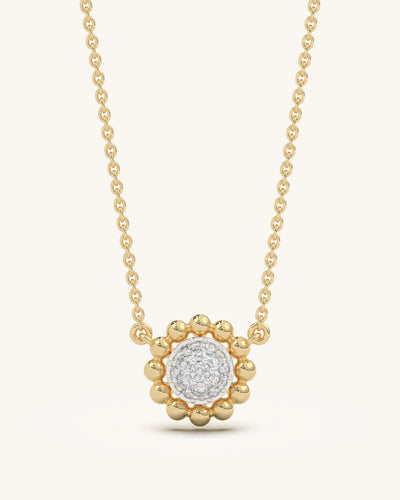 Beaded Circle Necklace