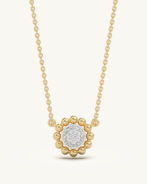 Beaded Circle Necklace