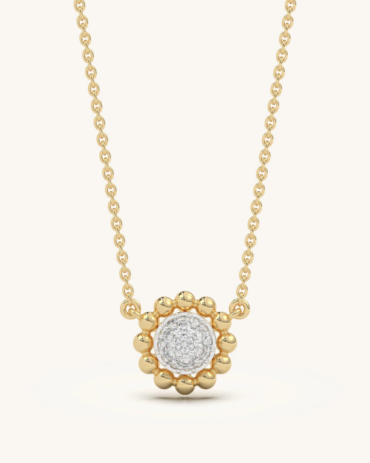 Beaded Circle Necklace