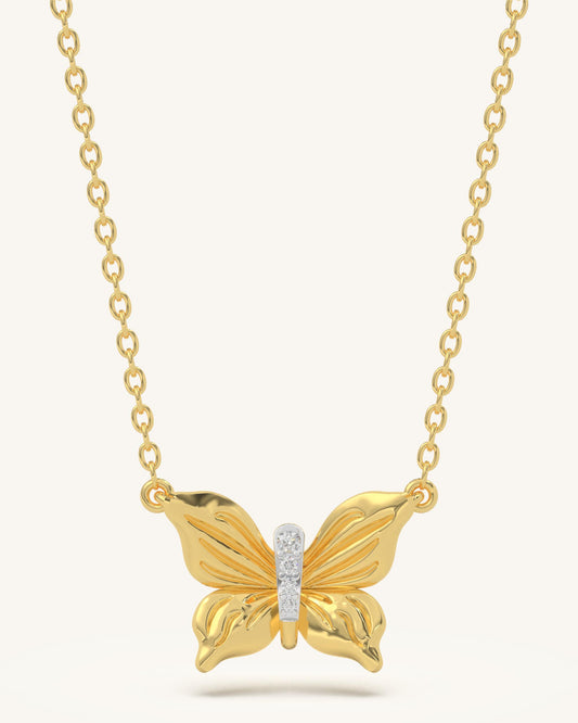 Sculpted Wing Necklace
