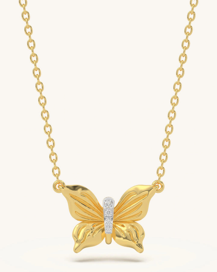 Sculpted Wing Necklace