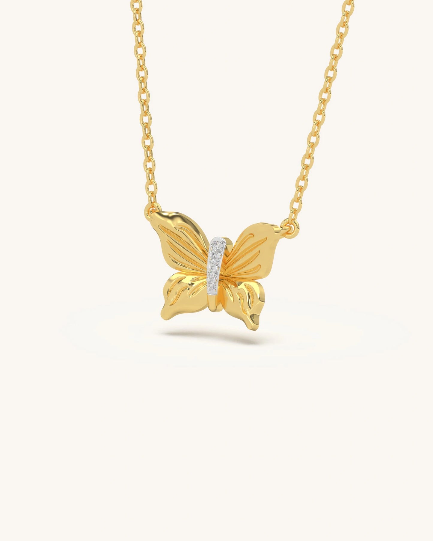 Sculpted Wing Necklace
