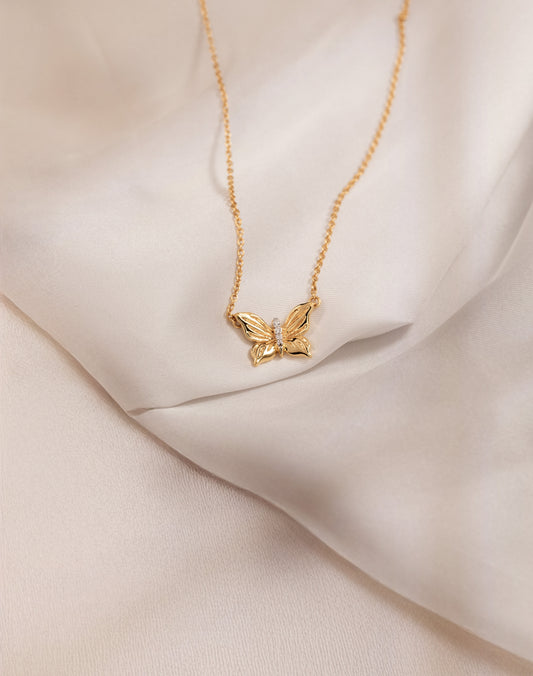 Sculpted Wing Necklace