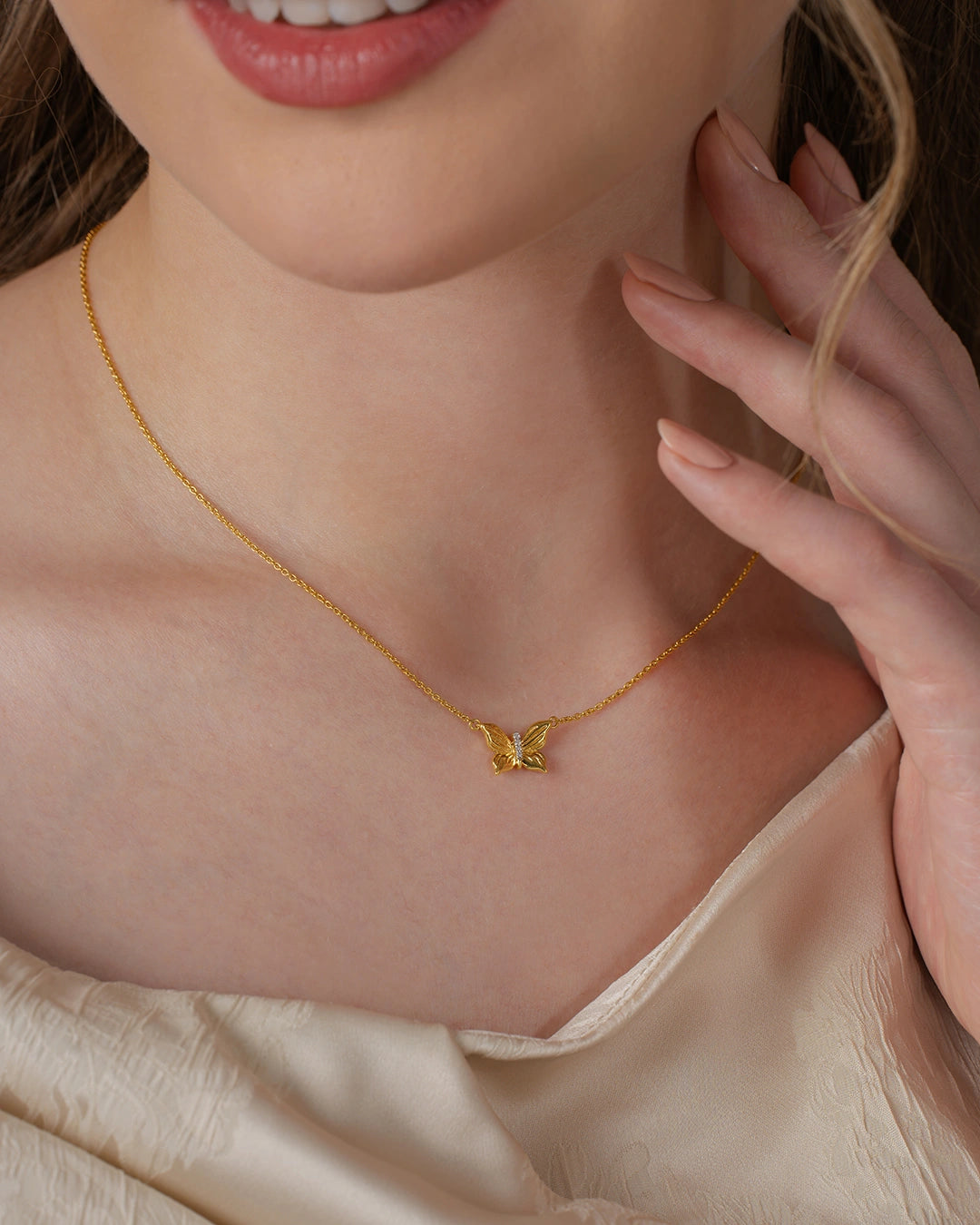 Sculpted Wing Necklace