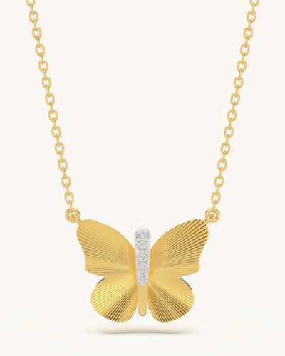 Radiant Butterfly Necklace