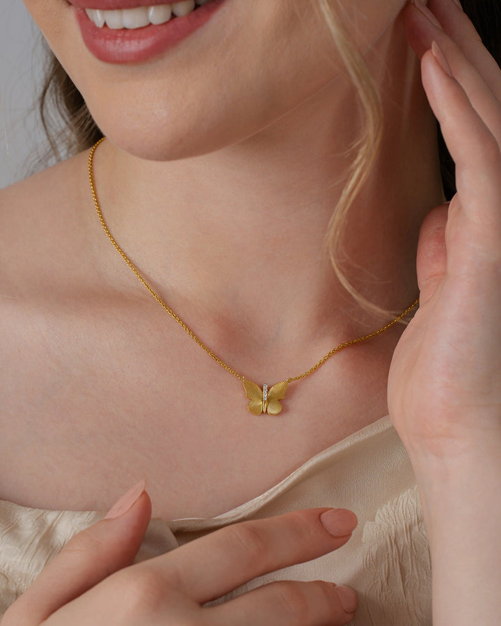Radiant Butterfly Necklace