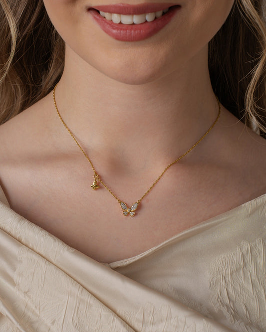 Wide Wing Necklace