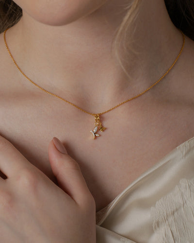 Branch Butterfly Necklace