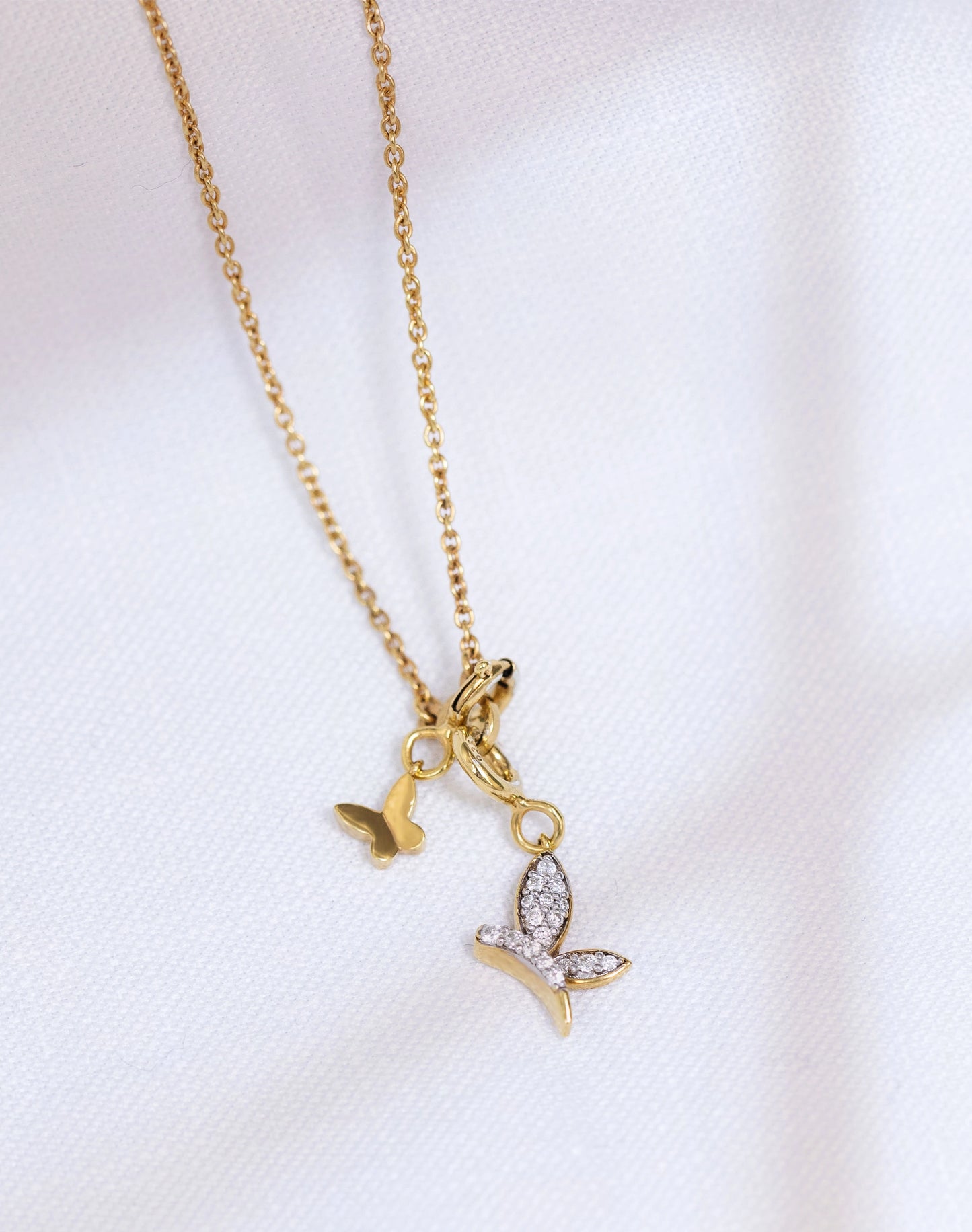 Branch Butterfly Necklace