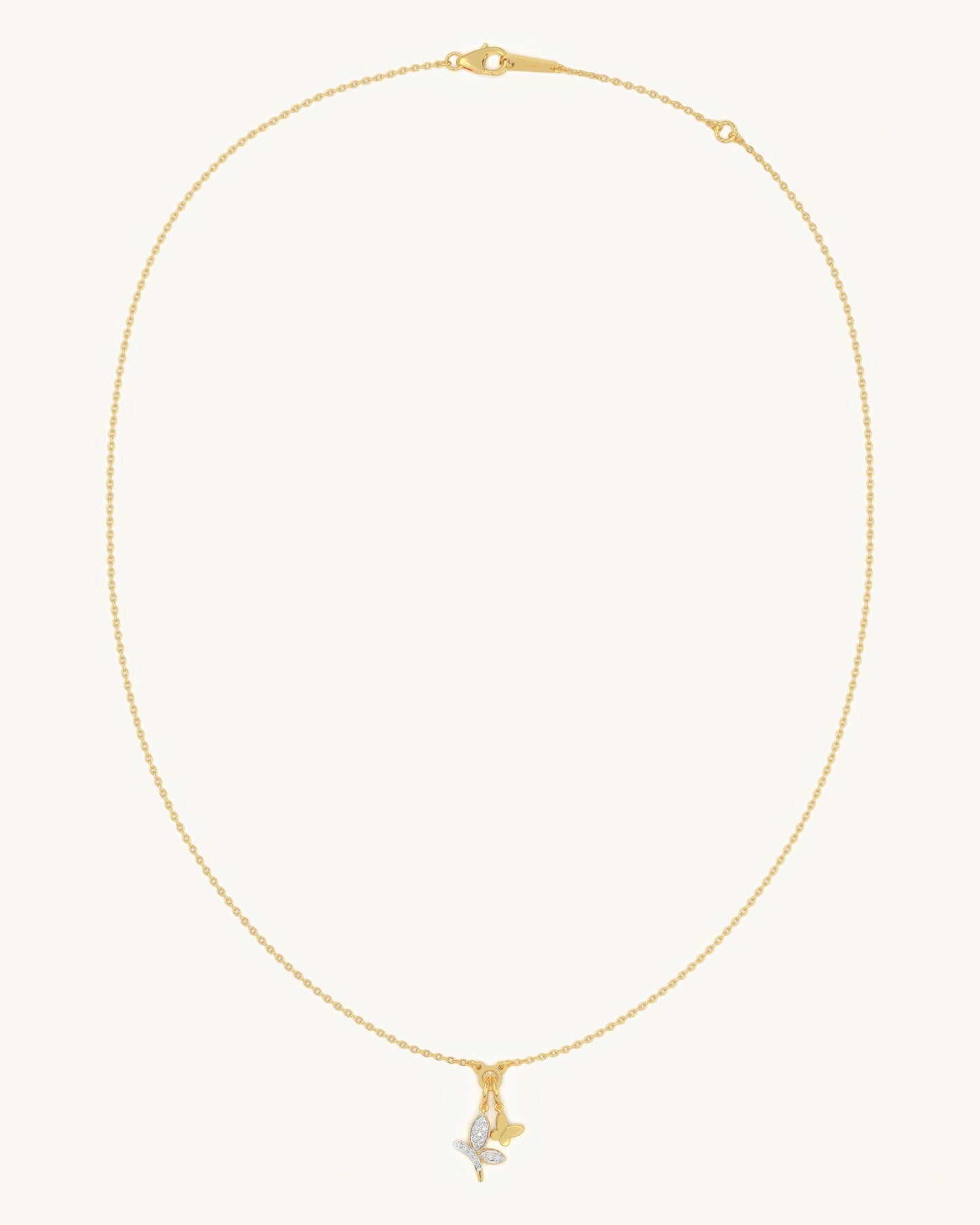 Branch Butterfly Necklace