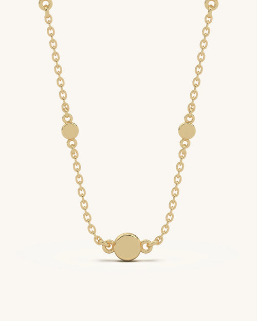 Chain necklace for women 925 sterling silver 18KT gold vermeil minimalist design