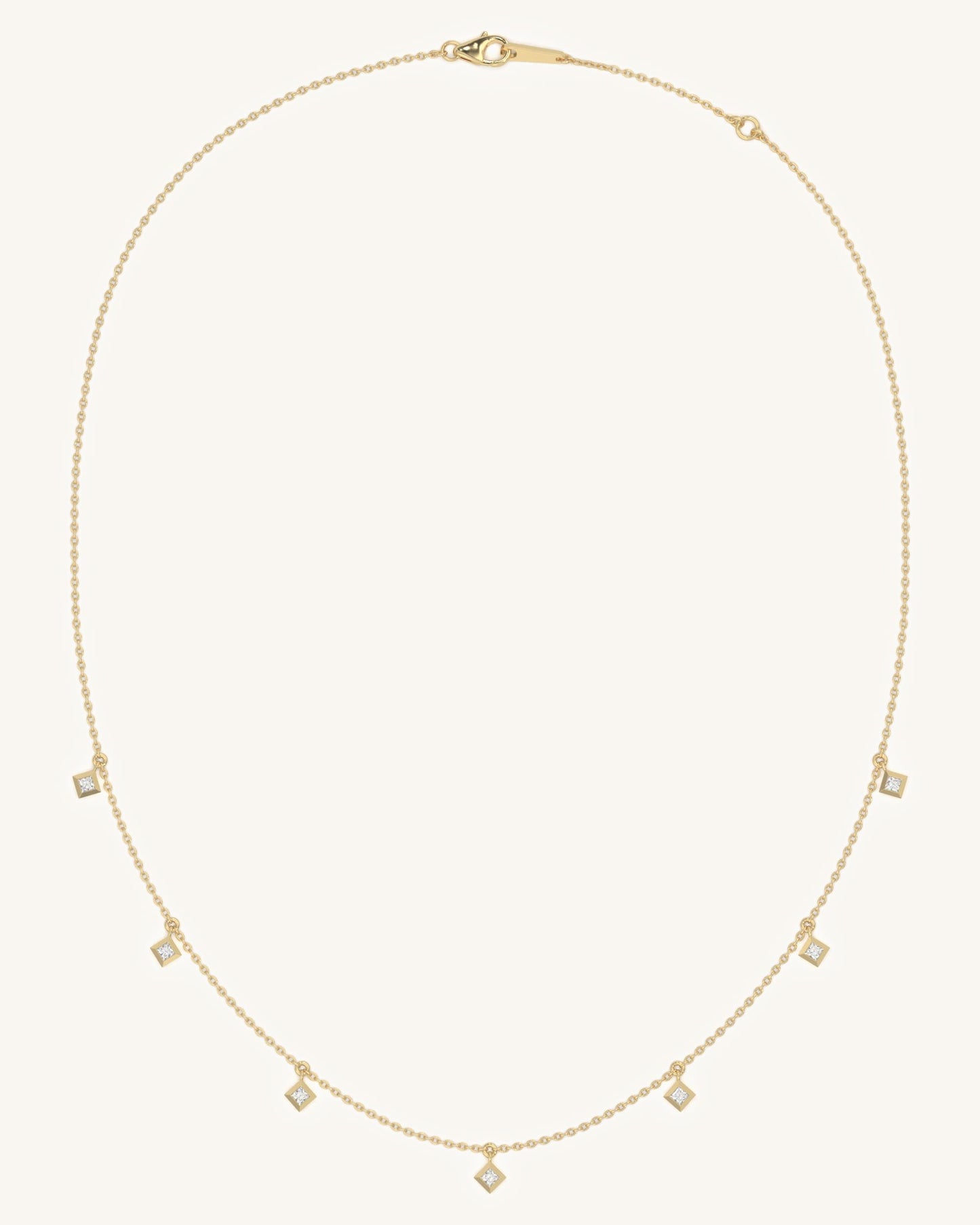 Square Drop Necklace
