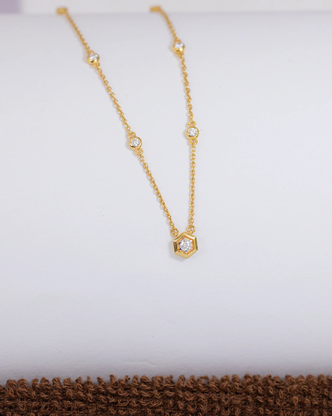 Square Drop Necklace