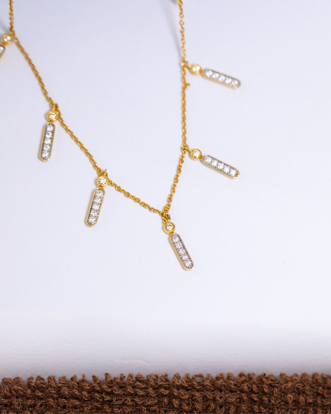 Rectangle Cluster Necklace