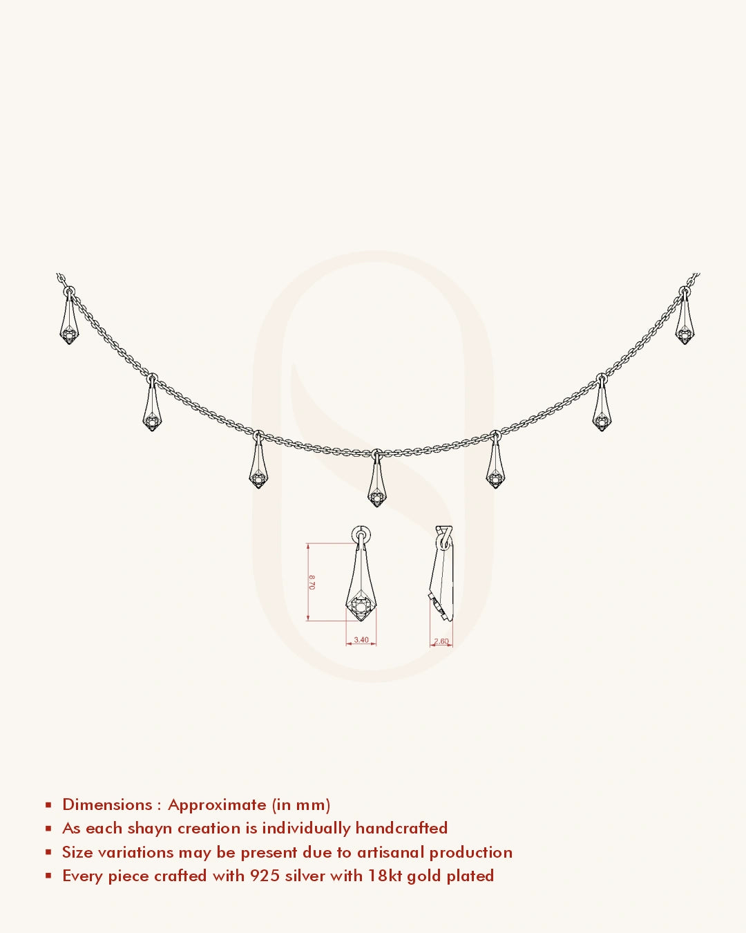 Elegant Teardrop Necklace